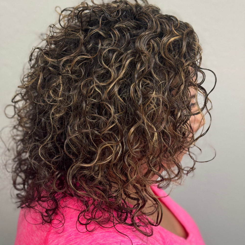Partial Highlights at Desert Rose Beauty Co in Friendswood, TX