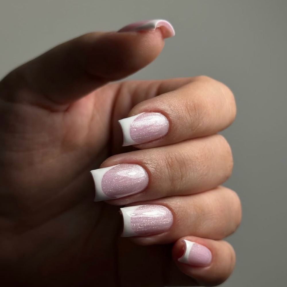 RUSSIAN MANI + GEL EXTENSION at Kiara Barnes Beauty in Willow Grove PA, PA