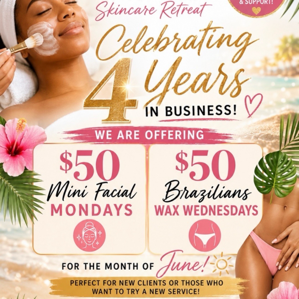 🎉Brazilian Wax Wednesday’s🎉 at INoire Day Spa in Kankakee, IL