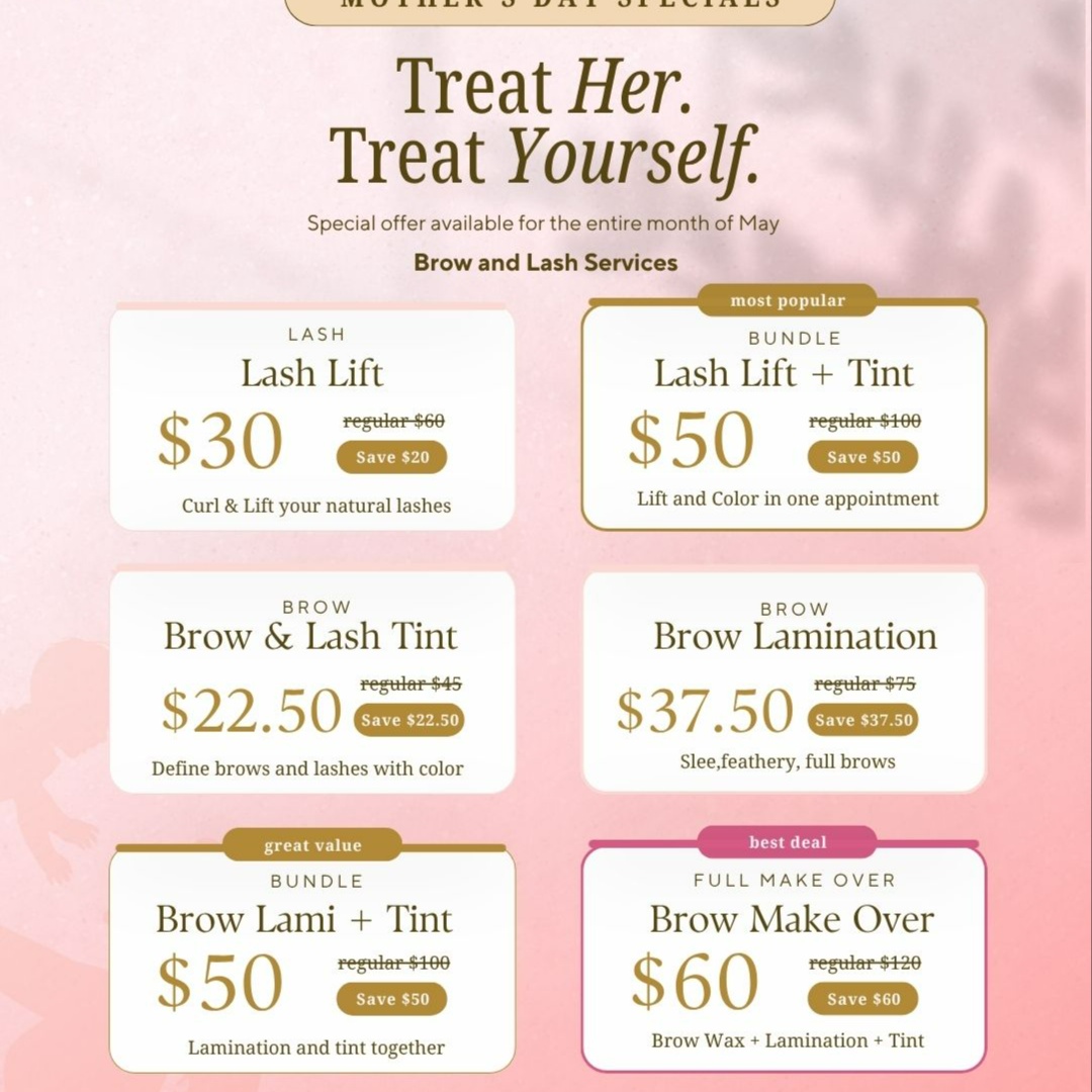 PROMO: Brow and Lash Tint at Bend Body Sugaring Salon & Spa in Bend, OR