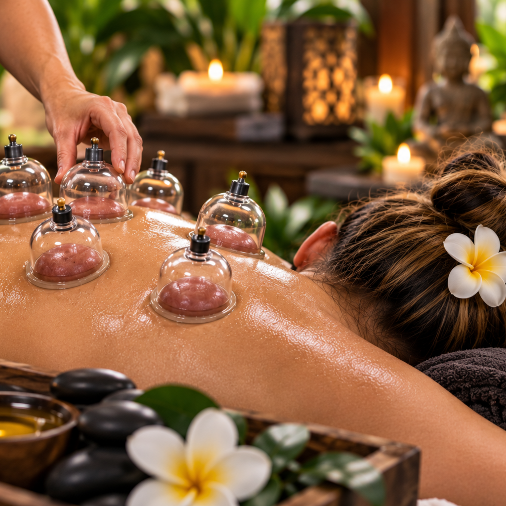 Cupping Therapy at Mystical Touch Massage Therapy in Denton, TX