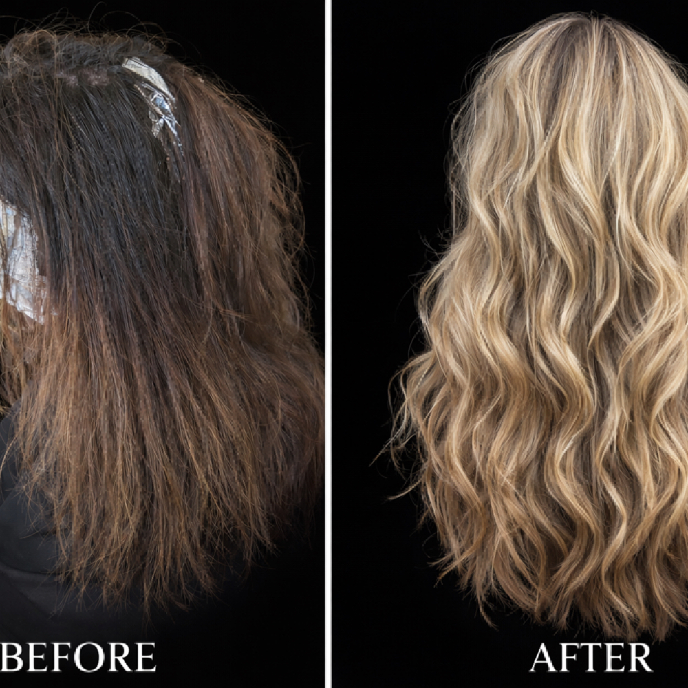 Transformation Blonde at Blonde Ambition Salon in Raleigh, NC