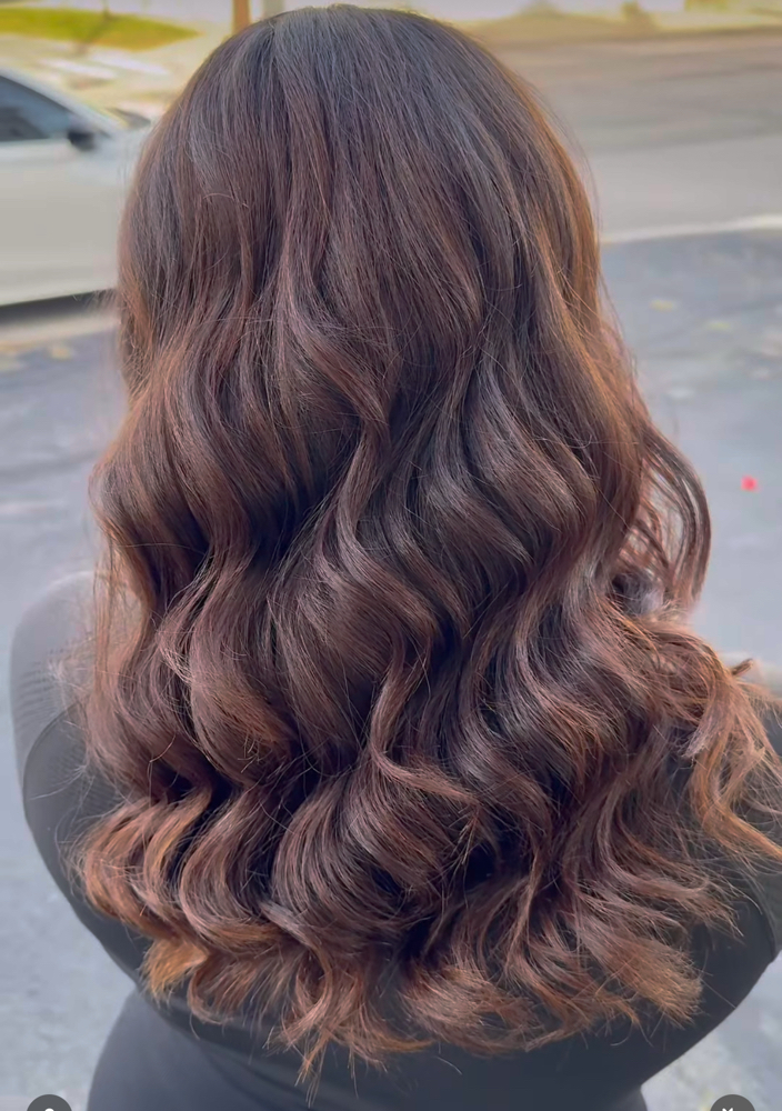 Balayage highlights at Color LAB in East providence, RI