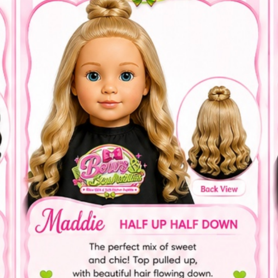 Half Up for Dolls at Bows&Bowrettes in West Hollywood, CA