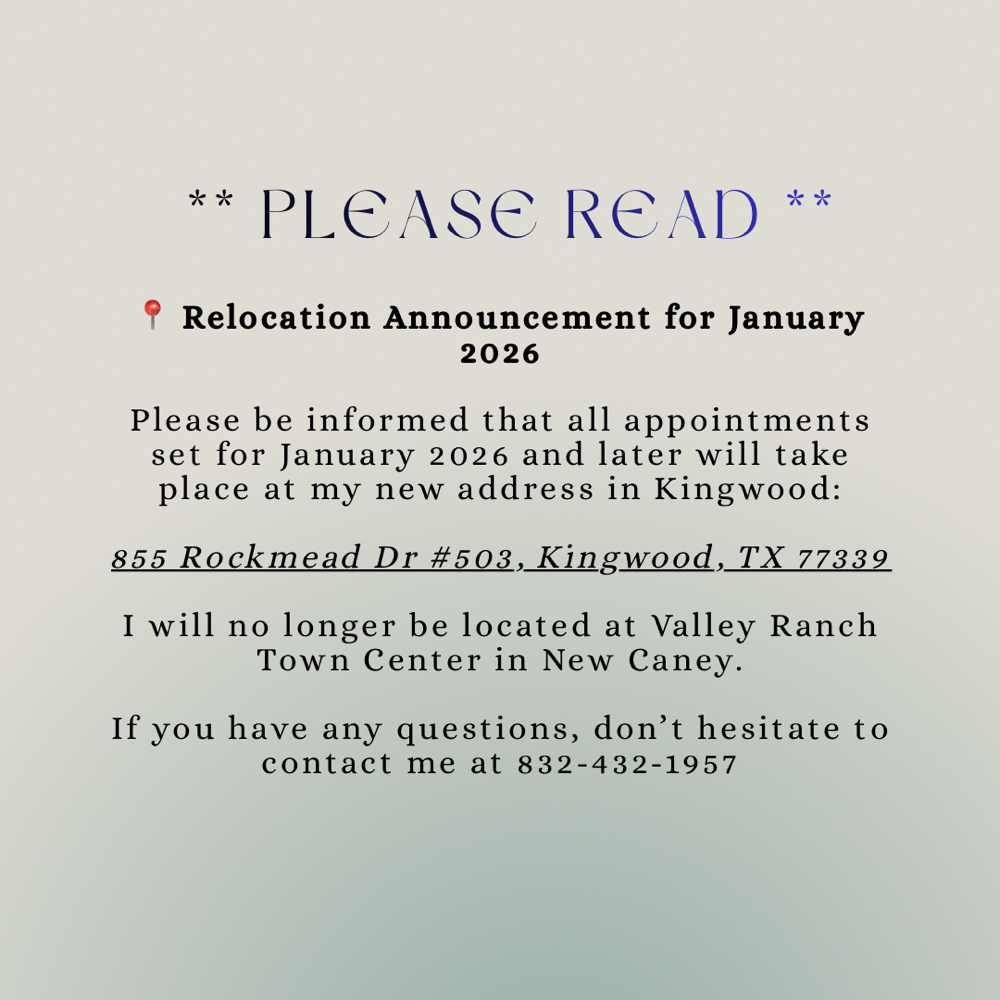 PLEASE READ 🚨 at Robles Esthetics in Kingwood, TX