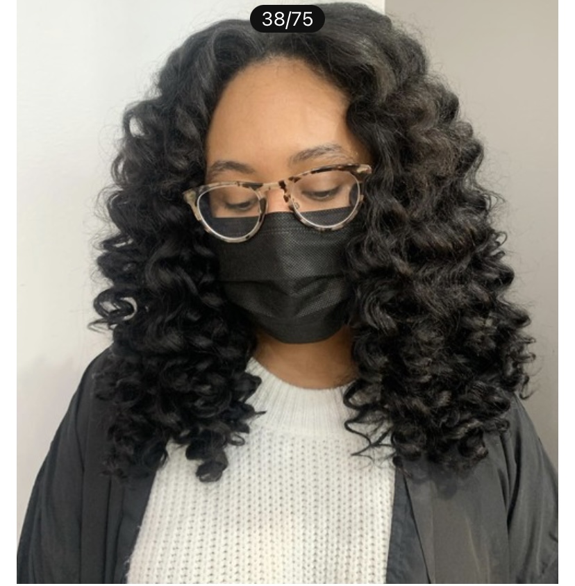 Wand Curls On Extensions