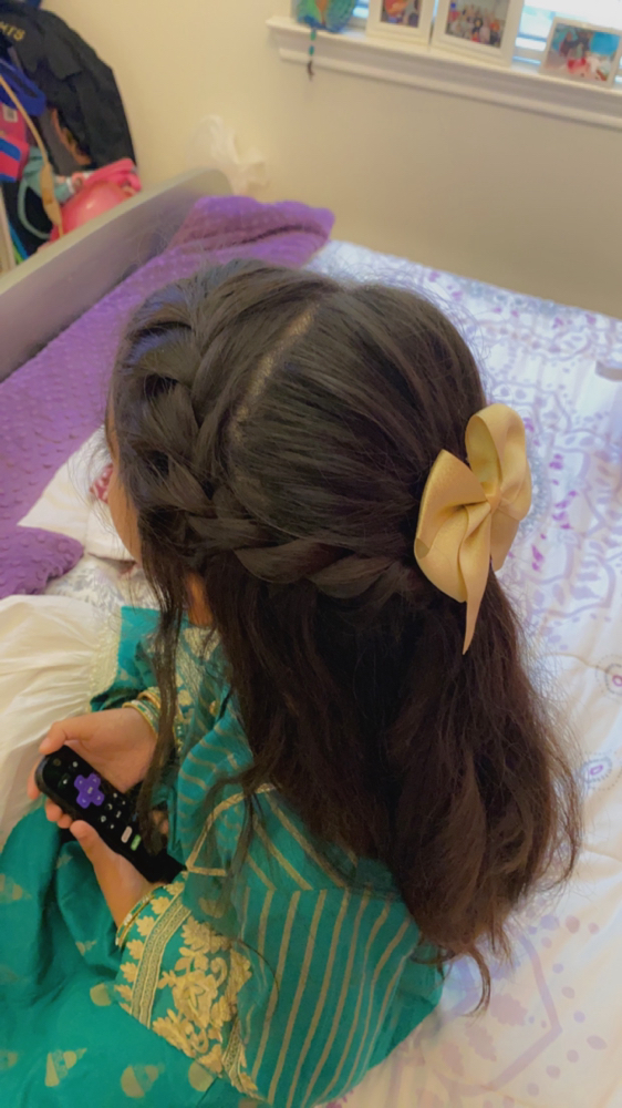 Junior Bridesmaid Hair