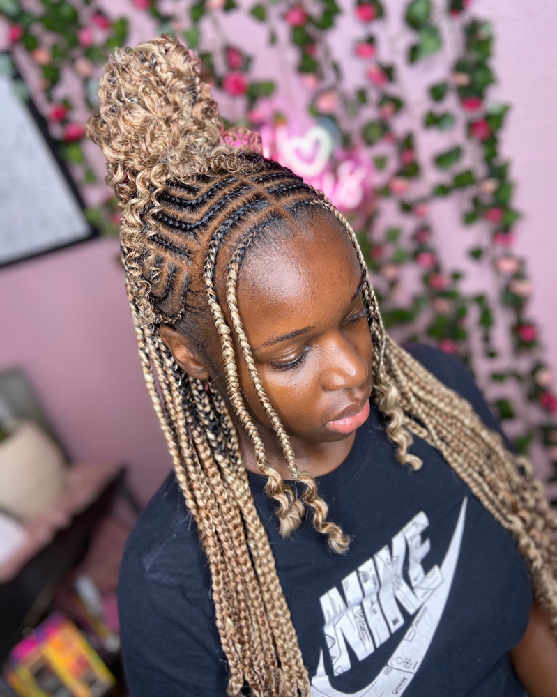Medium Fulani Braids