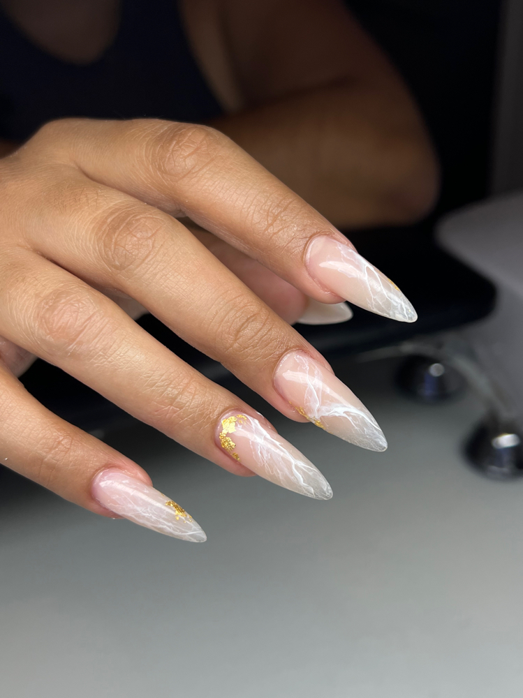 Long Acrylic Full Set On Bare Nails at _F.nailsss in Phoenix, AZ