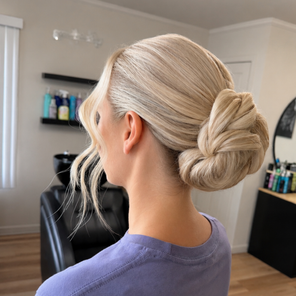 Bridal Hairstyling Package💍 at The Emerald Beauty Lounge in Waterford, MI