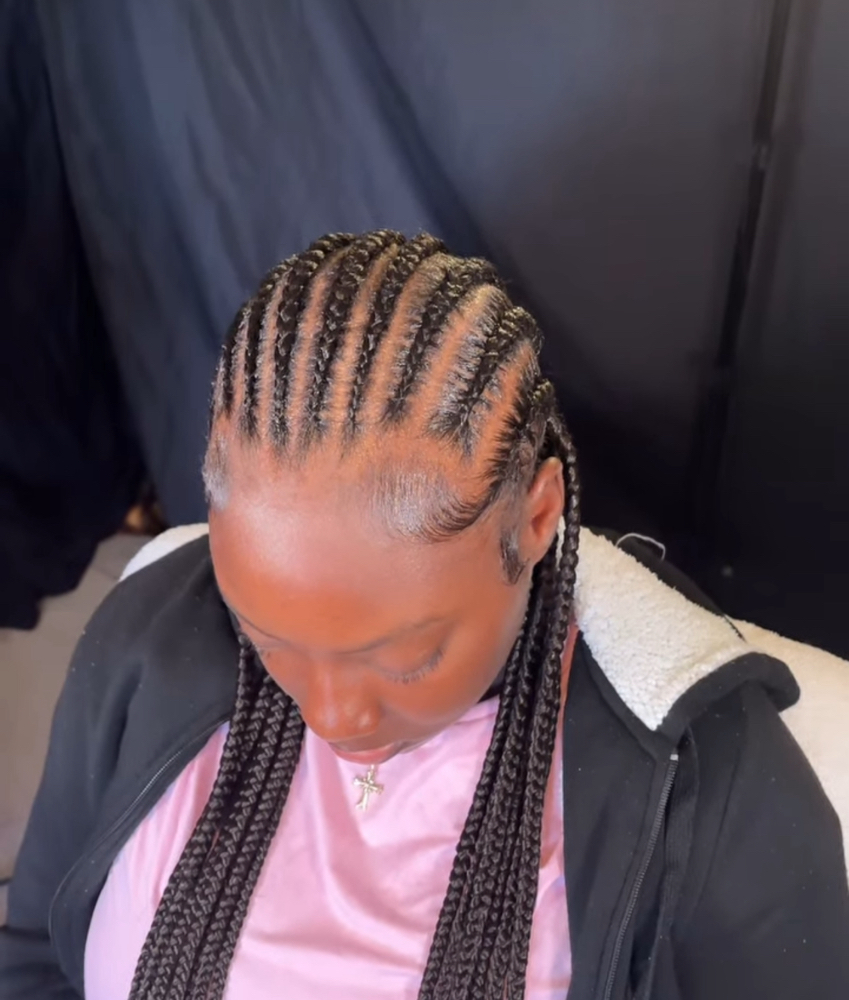 Straight Back Braids