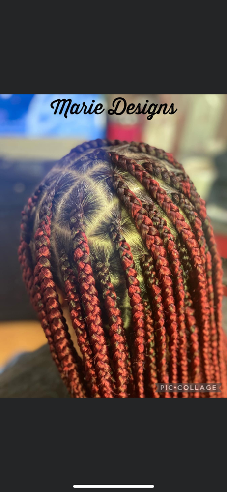 Med. Knotless Braids