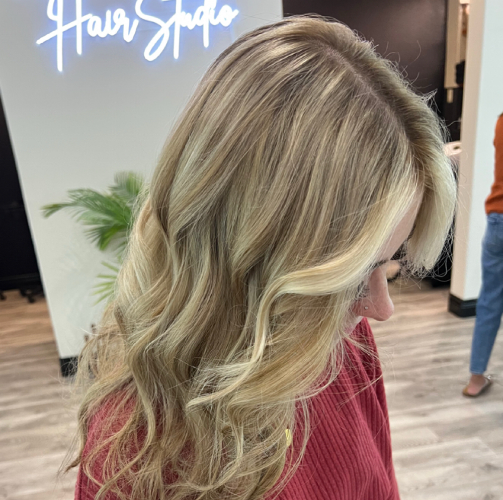 Face Framing Highlight at Freebird Salon in Yoakum, TX