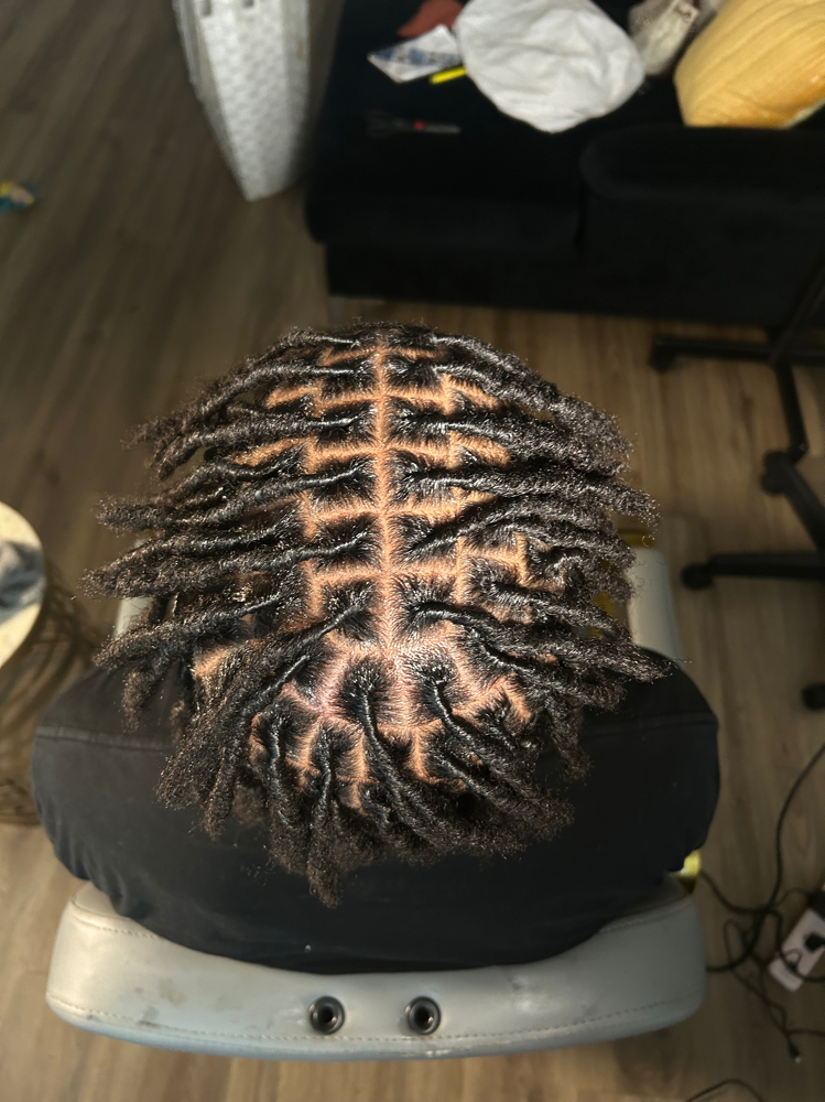 Mature Loc Retwist at Intrinsting Styles in Addison, TX