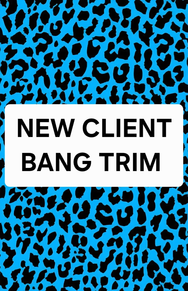 New Client Bang Trim ($25) at WILDCAT HAIR STUDIO in San Diego, CA