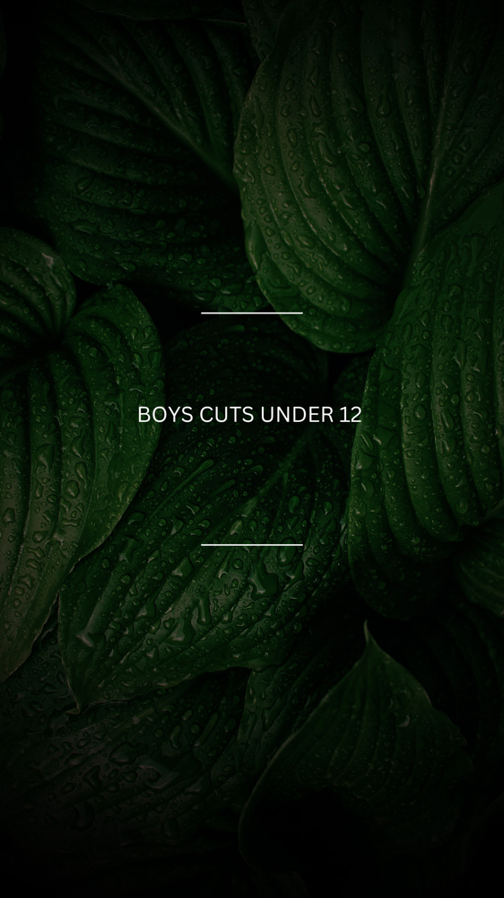 Kids Cut 12 And Under