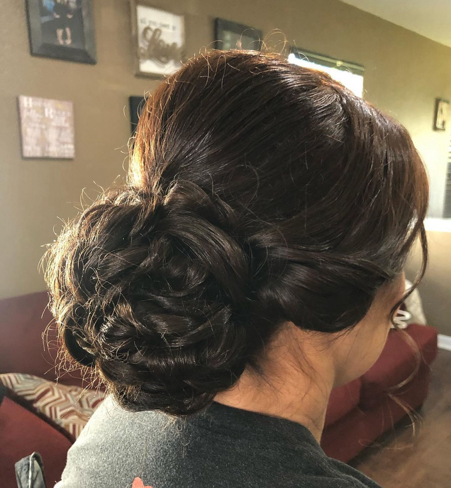 quinceanera updo