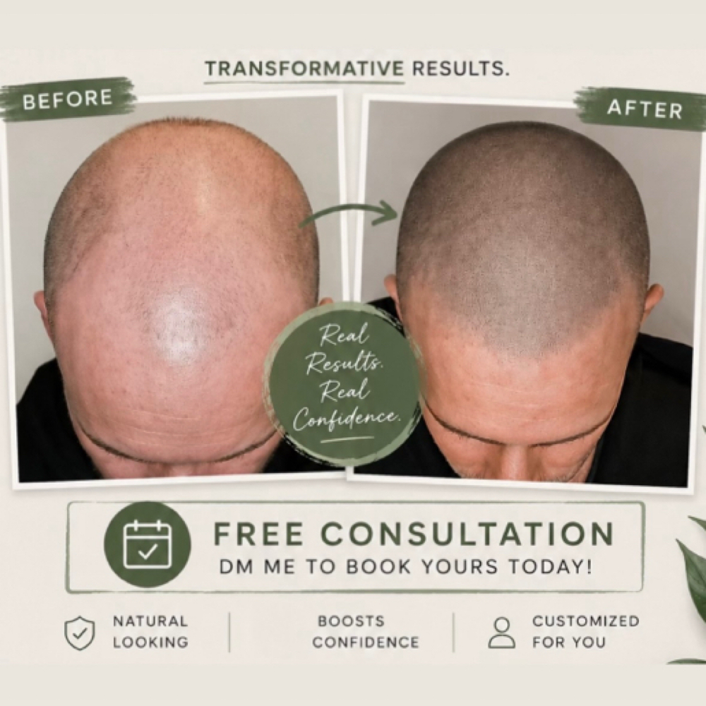 Male Scalp Micropigmentation at Justbeyou.tiful Beauty Bar in Lonetree, CO