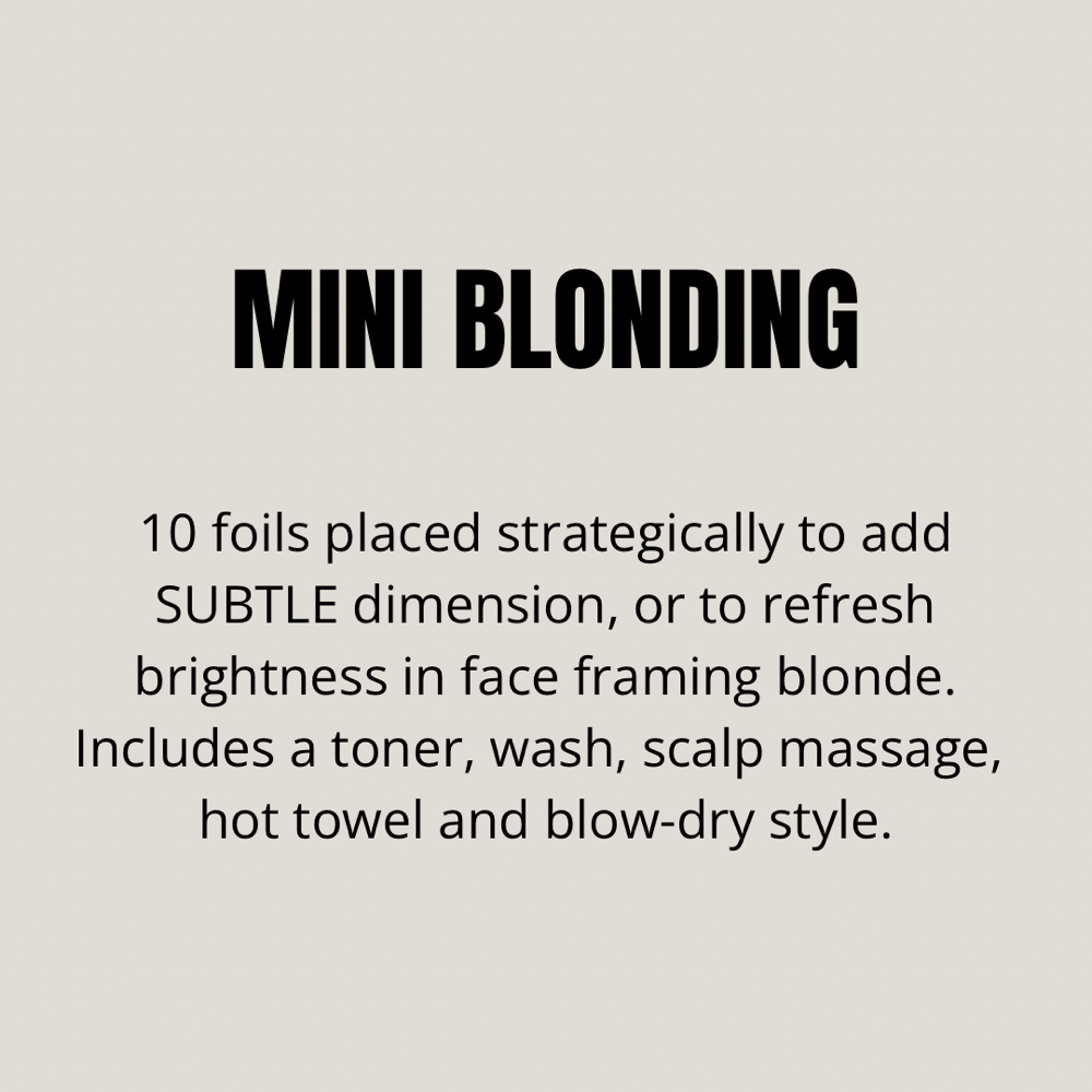 Mini Blonding