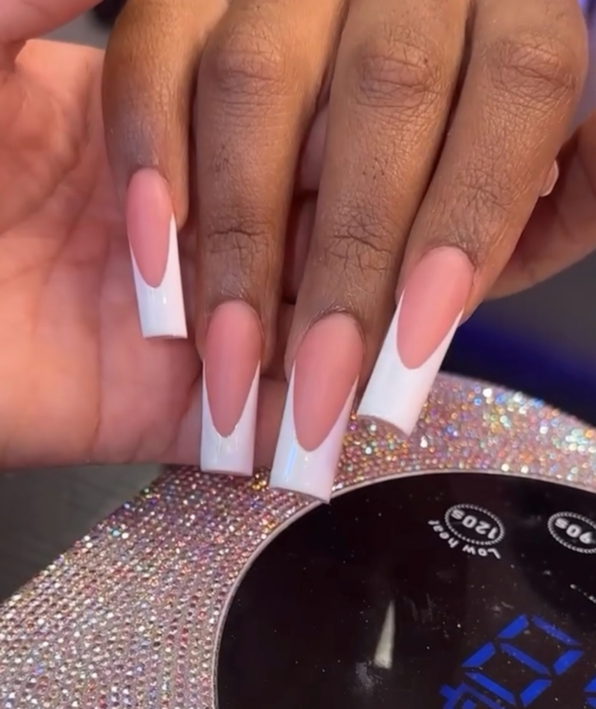 French Tips at Klawed by Krystal in Harrisburg, PA