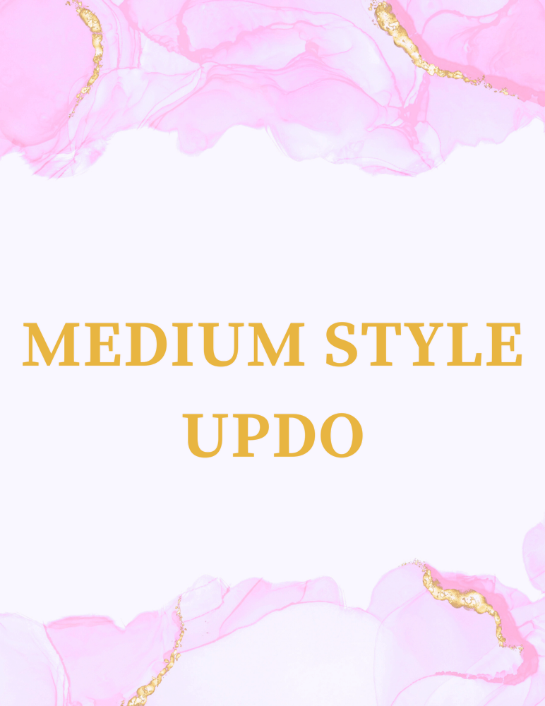 MEDIUM UPDO STYLE