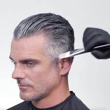 Men's Hair Grey Blending