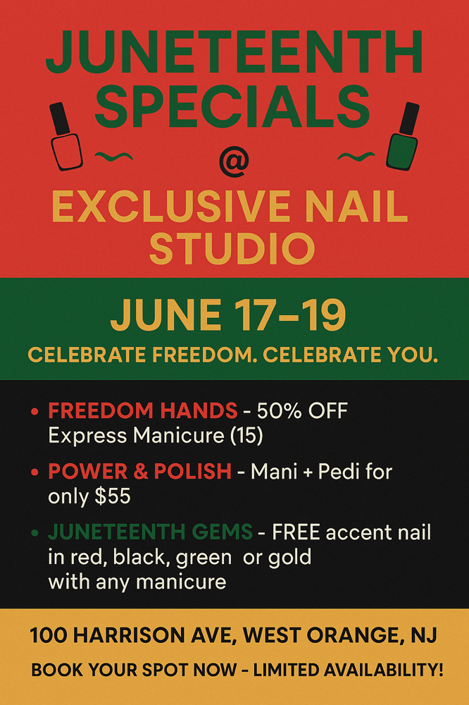 JUNETEENTH NAIL SPECIALS