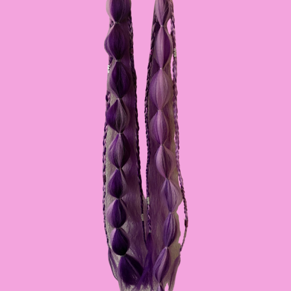 Festival Braids - Purple Princess at Happy Scalp in Grants Pass, OR