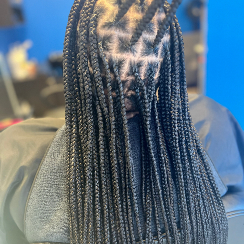 Medium Knotless Box Braids at Key Hair Architecture LLC in Aurora, CO