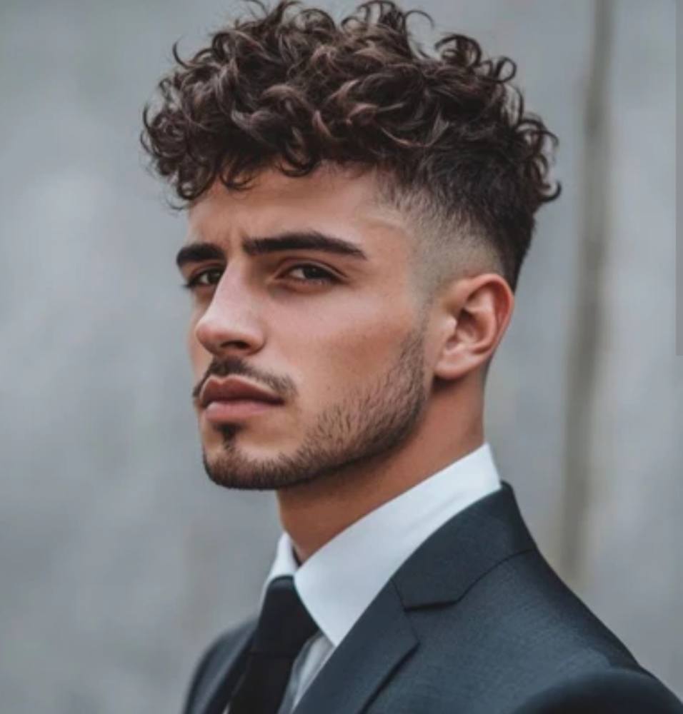 Men's Custom Curly Haircut