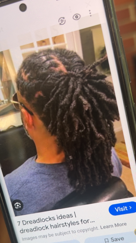 Dead Locs With Extension