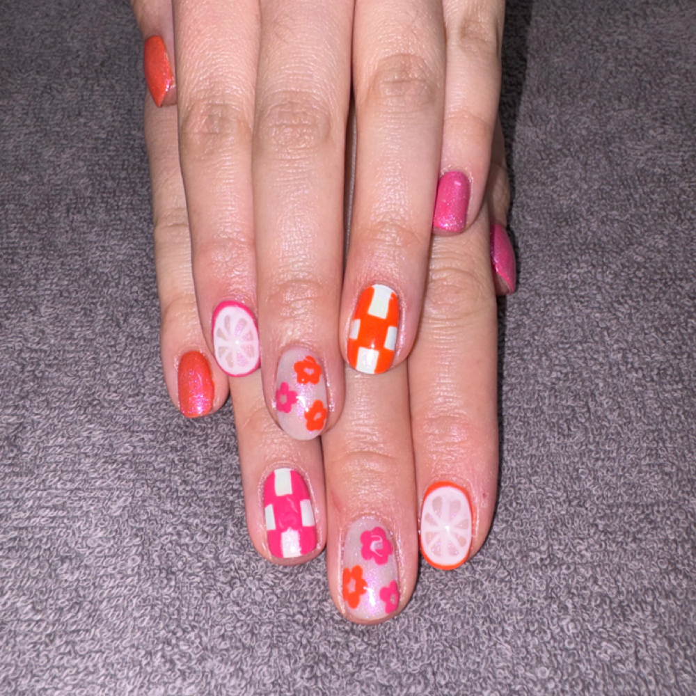 Retro Rewind Manicure at Elevated Esthetics in Fenton, MI