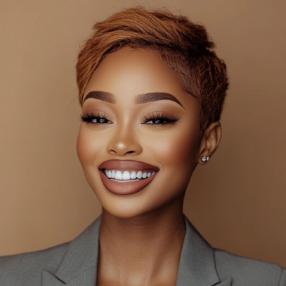 Short Hair Retouch Relaxer at Jasmine Brown in Randallstown, MD