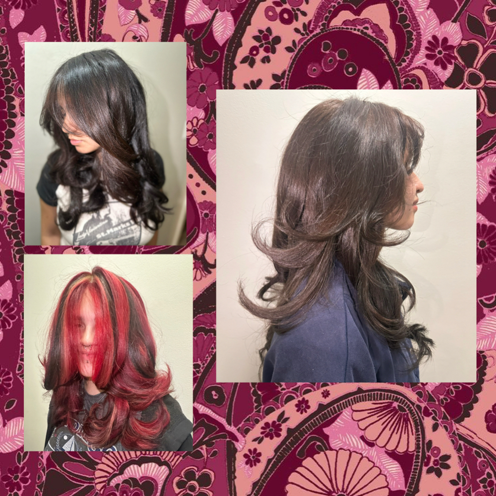 Layered Haircut🌙 at Mystic Color in Augusta, GA