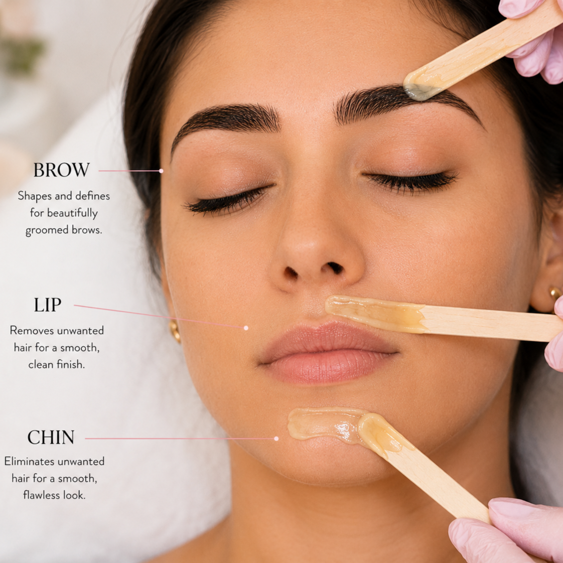 Wax- Brow, Lip, & Chin at Skincare By Jessa in EVANS, GA