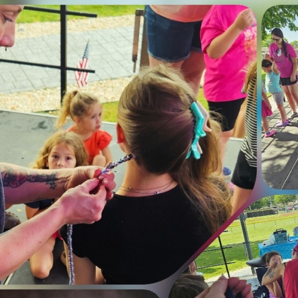 Festival Braids/ Hair Tinsel at thebeautybar in Dubois, PA