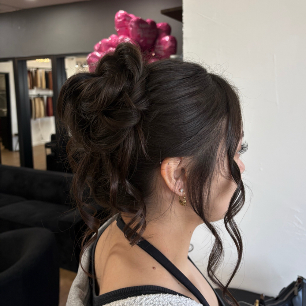 Updo at Rad Hair by Sofia in Corona, CA