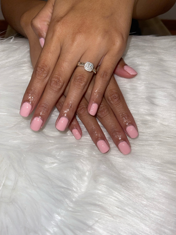 Gel Manicure (one Color) at The Pink Nail and Spa in Lynchburg, VA