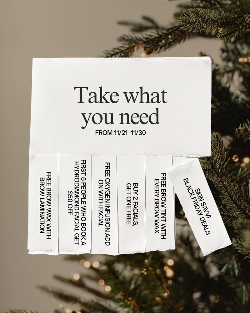 Black Friday: Brow Wax + Free Tint