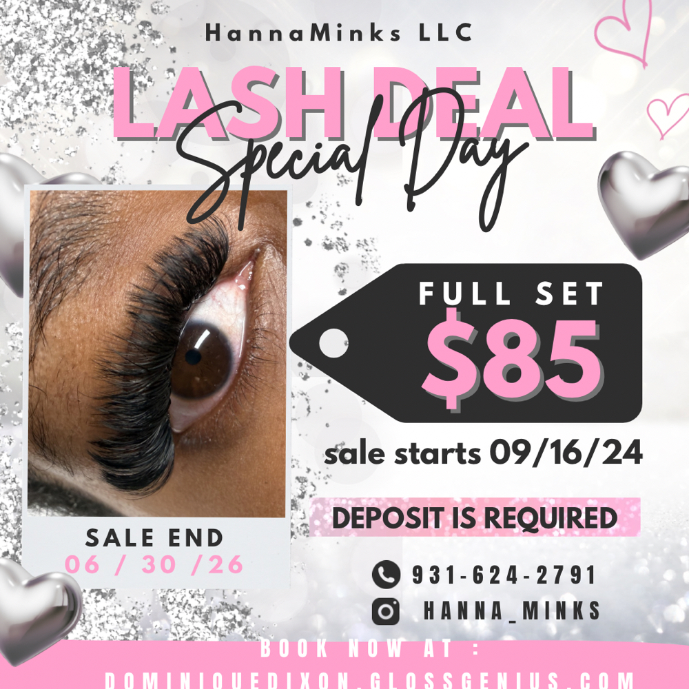 June Special 💕 at Hanna Minks LLC in Richmond Hill, GA