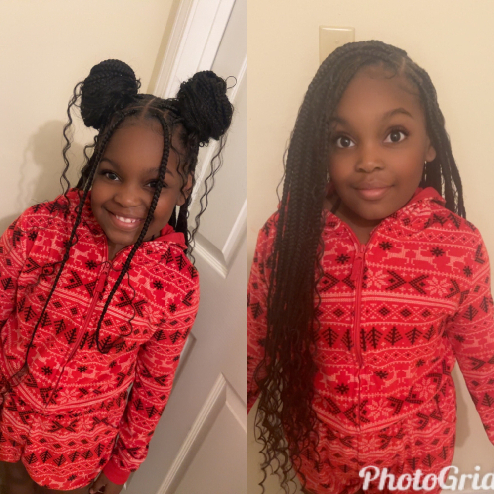 Kids Med Bohemian Knotless (5-11)