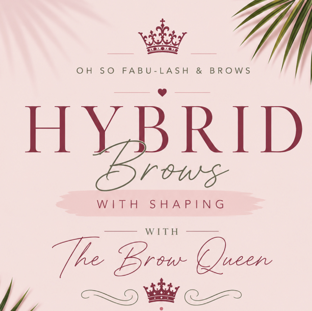 Hybrid Brows with Shaping at Oh So Fabu-Lash & Brows in Delray Beach, FL