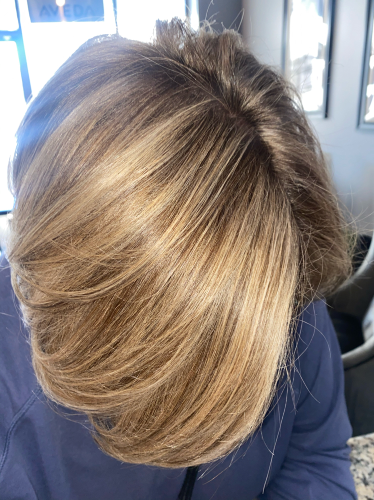 Root retouch with Partial Highlight
