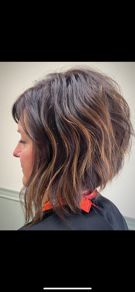 Root Touch-Up and Haircut- Alana