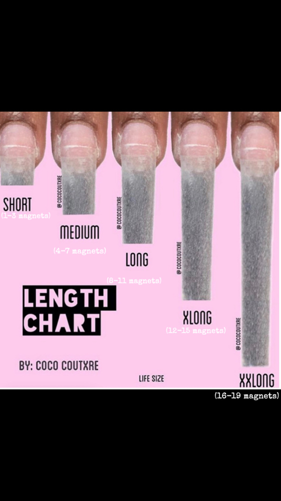 XL acrylic full set