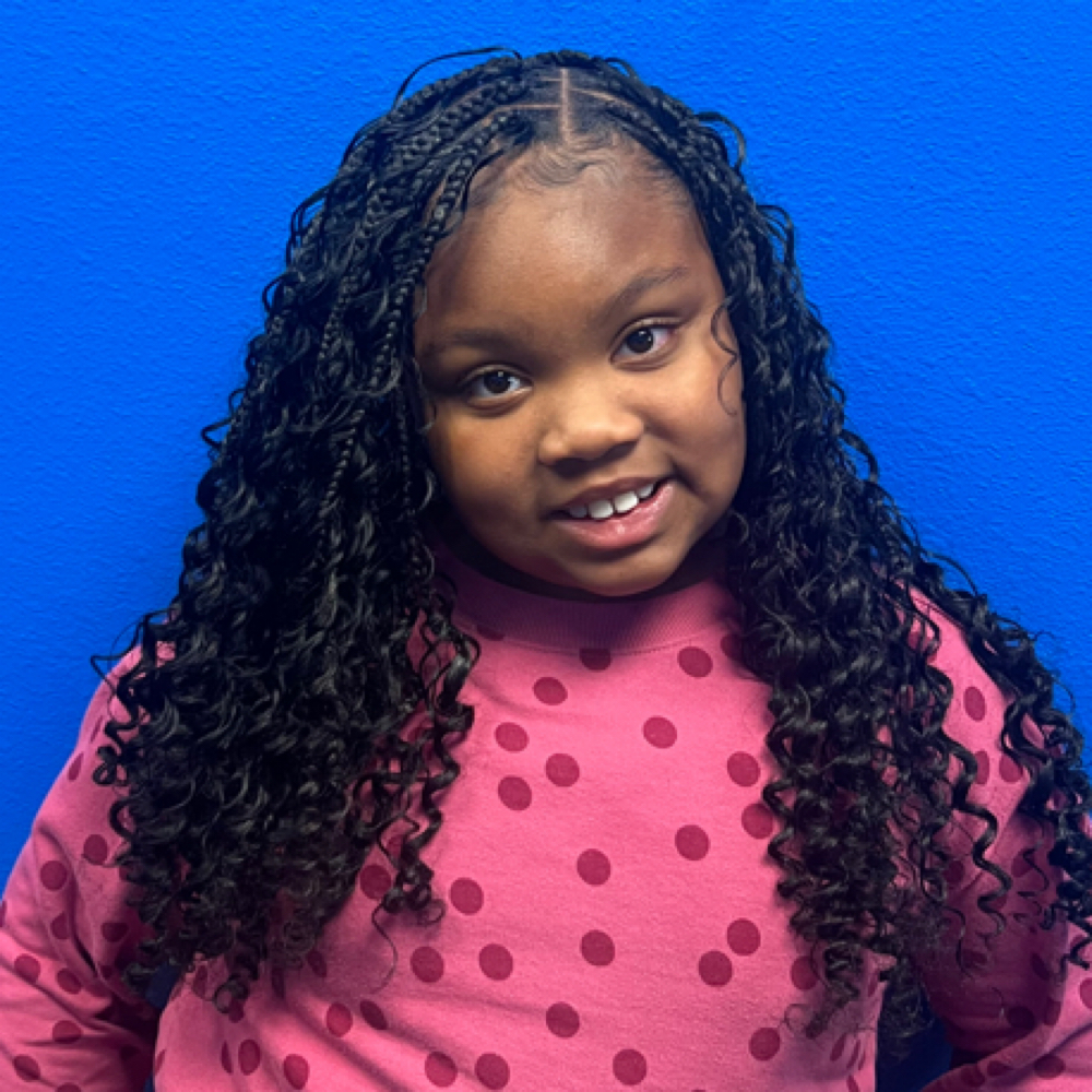 Kids Medium Boho Braids(12&under) at Key Hair Architecture LLC in Aurora, CO