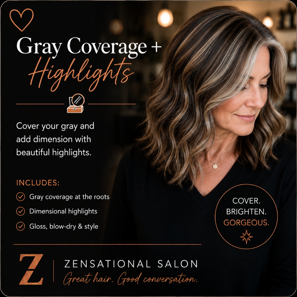 Root Retouch + Partial Highlight at Zensational Salon in The Dalles, OR