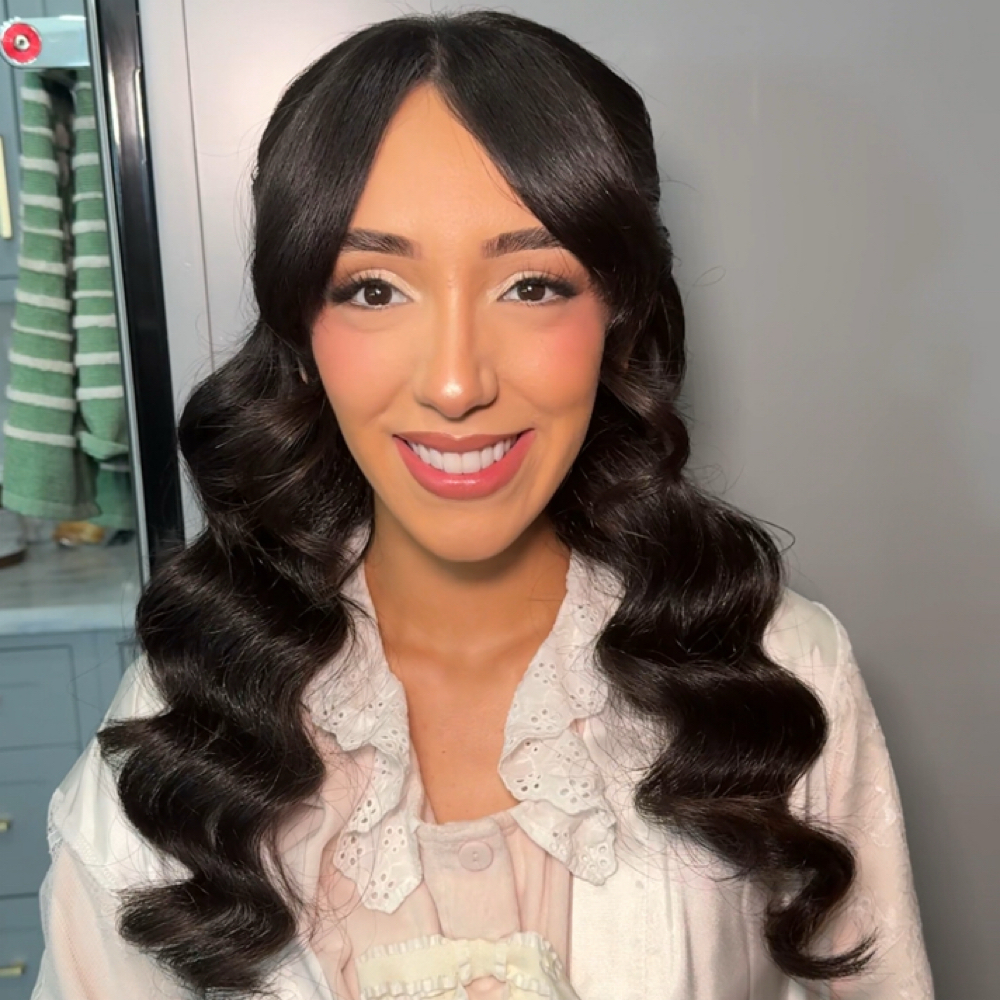 Bride Hairstyling at MOONLIGHT GLAMOUR in Anaheim, CA