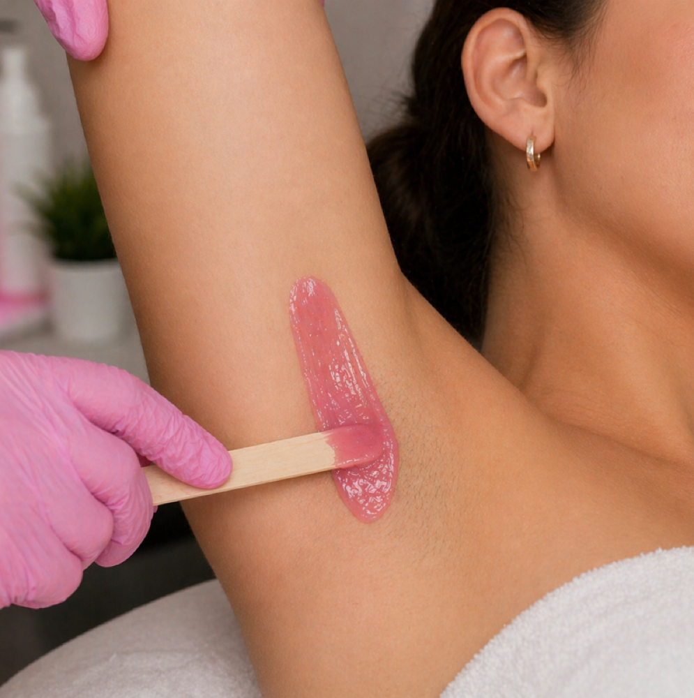 Underarms at Bare Glow Studio in Chelsea, MI