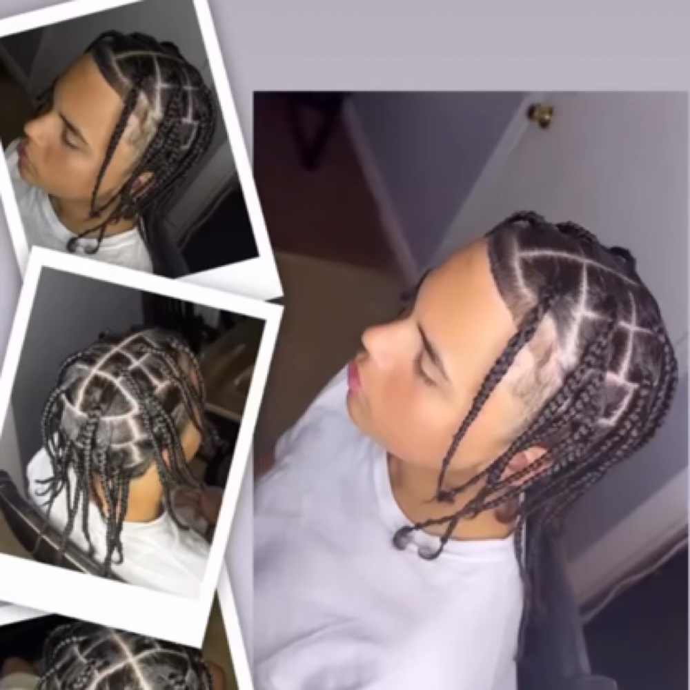 Man Box Braids at MakeBraids_byVG in Willimantic, CT